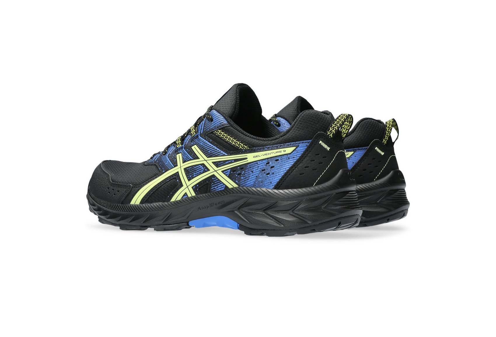 Men's GEL-VENTURE 9, Black/Glow Yellow, Running Shoes