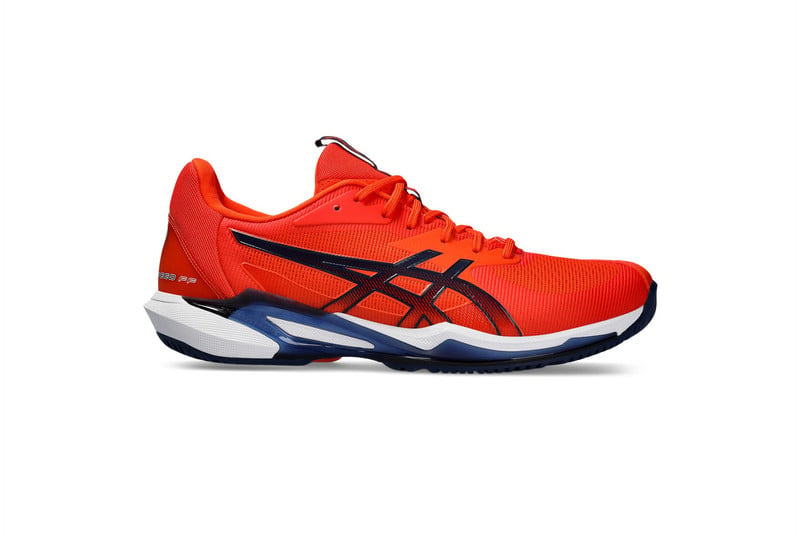 Asics mens gel-court ff tennis shoes - azure/red best sale